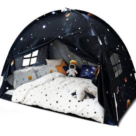 Sherilyn Galaxy Tent full-bed setup for cozy sleep and imaginative play.