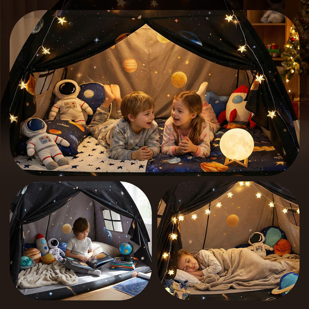 Sherilyn Galaxy Tent with two doors for easy access and airflow.