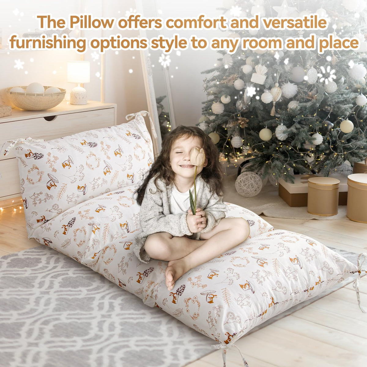 Sherilyn nap-time floor mat offers a large surface for quiet rest