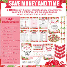 Sherr don't say baby sign image showcasing a classic party game to keep guests engaged.