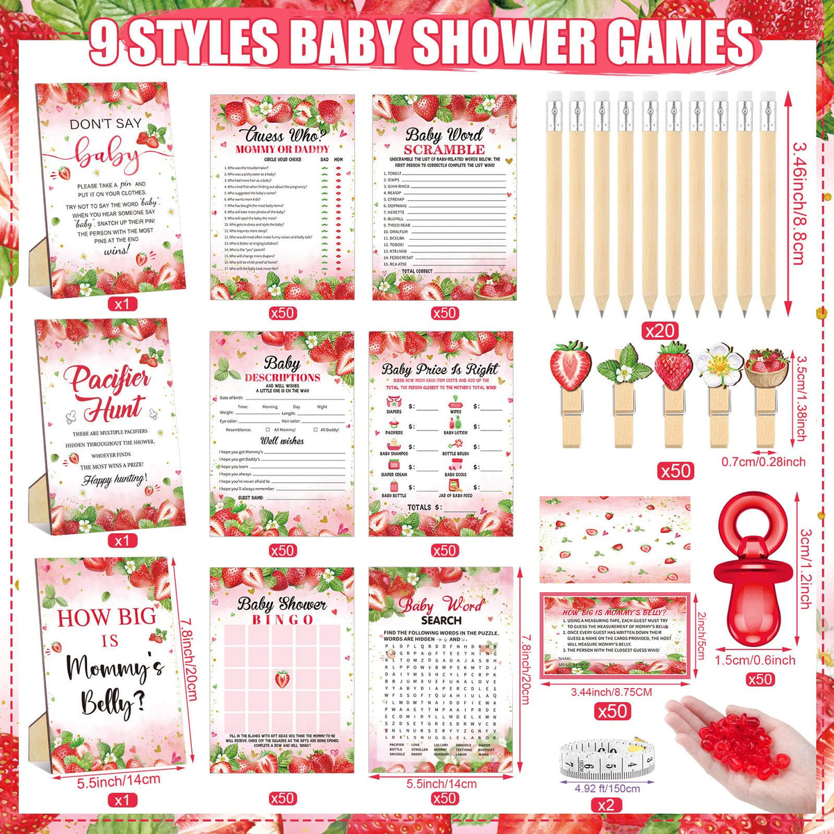 Sherr pacifier hunt sign image illustrating a fun scavenger-style game with acrylic pacifiers.