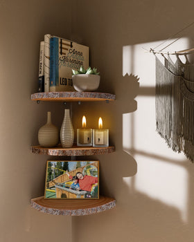 ShineZoom wall mount hardware included for easy corner installation