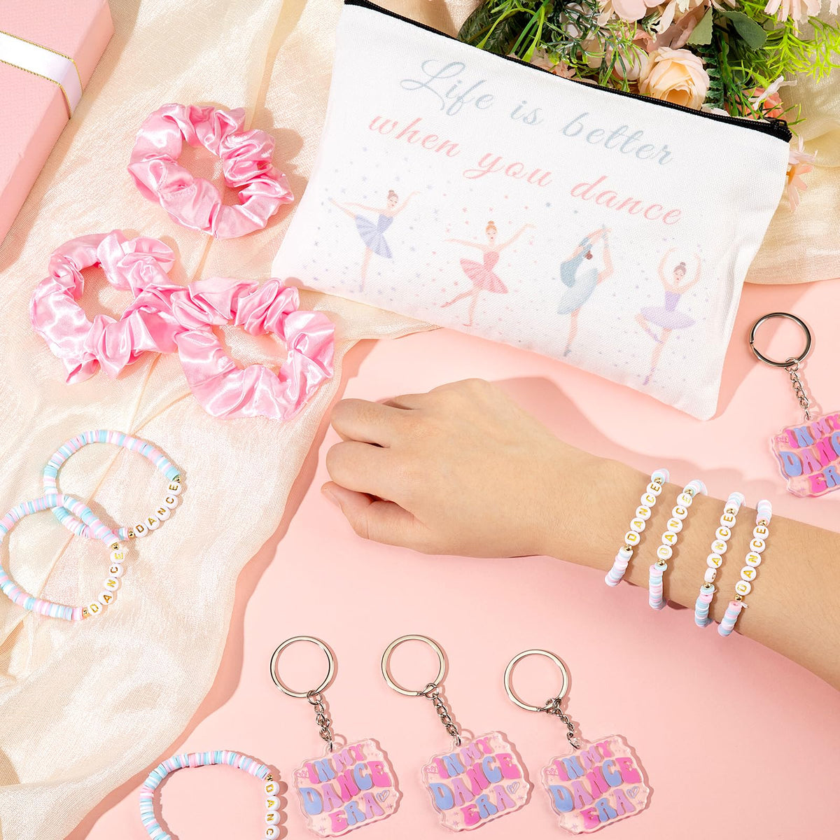 Shinylin ballet gift set packaging, ready for gifting at parties.
