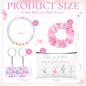 Shinylin dance bracelets with pink, blue, and white beads for team spirit.