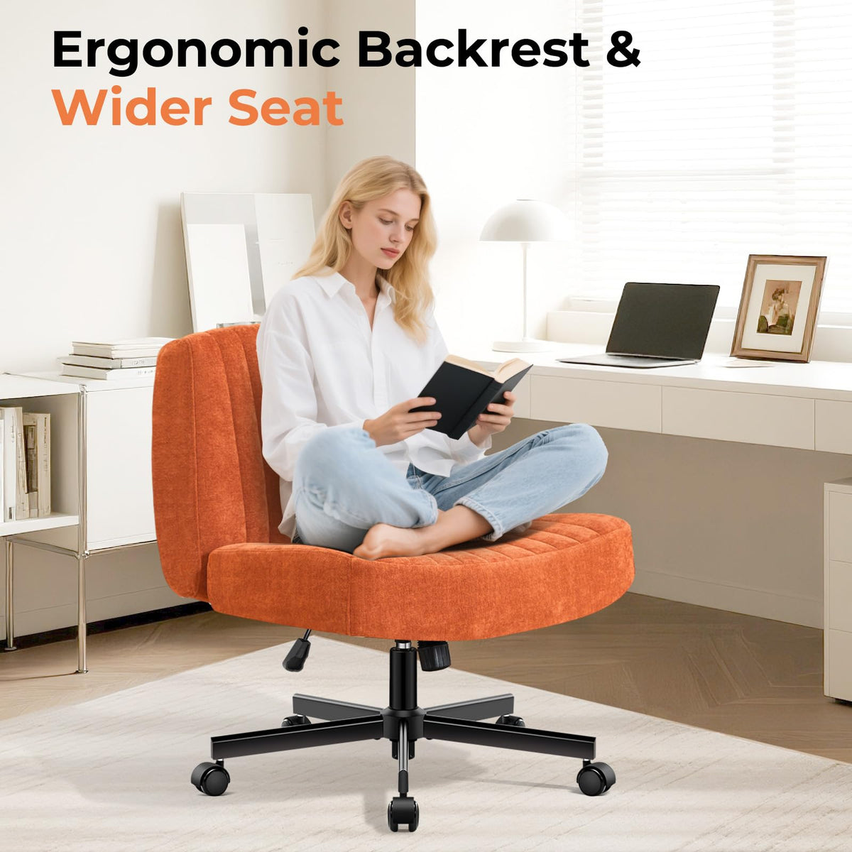 Shipborne orange chenille seat fabric offering breathable comfort