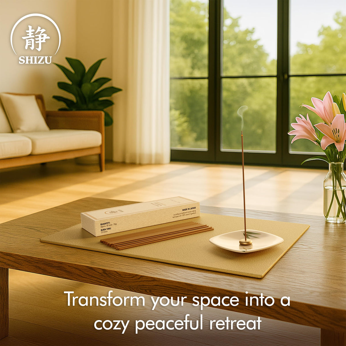 Shizu elegant gift-set packaging for wellness enthusiasts.