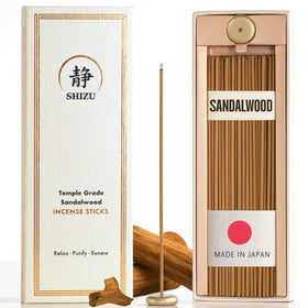 Shizu sandalwood incense sticks temple-grade aroma for calm rituals.