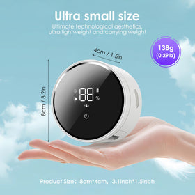 Shker compact 138 g design with Type-C charging is travel friendly