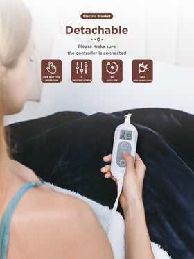 Shodu heated blanket offering 8 levels for precise comfort.