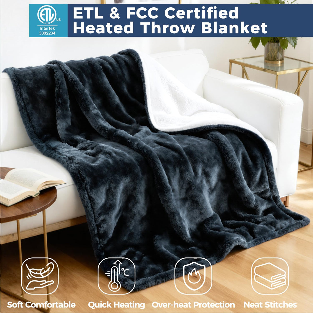 Shodu multi-functional blanket suitable for home, office, and travel.