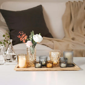 SHOHAYTO dining table centerpiece setup creating inviting dinner ambiance