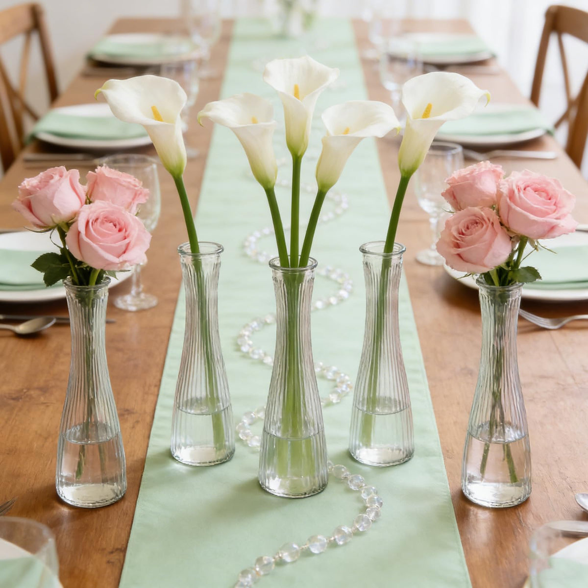 SHOHAYTO Clear glass matches many color schemes and florals
