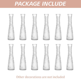 SHOHAYTO wedding centerpieces with bud vases create cohesive tables.