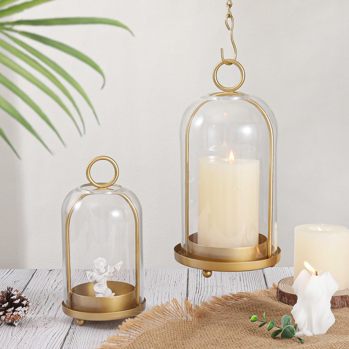 SHOHAYTO multi-use candle holder doubles as decor display.