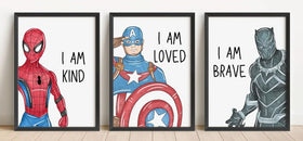 ShopHaven Spider-Man art print sparks imagination in kids' rooms