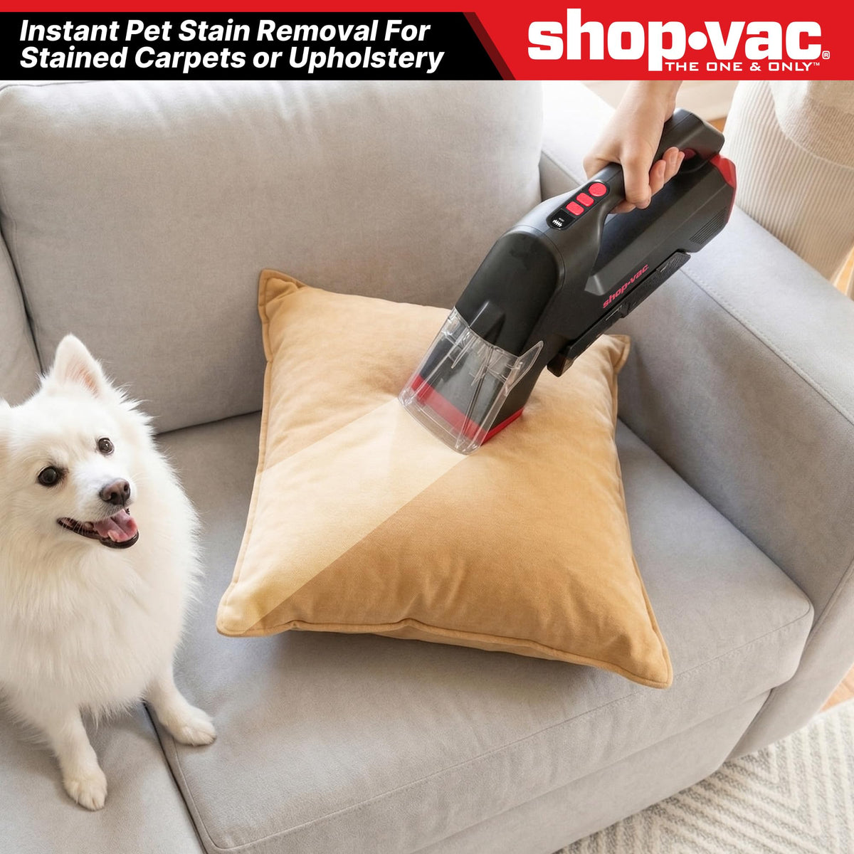Shop-Vac USB-C charging enables quick power ups anywhere