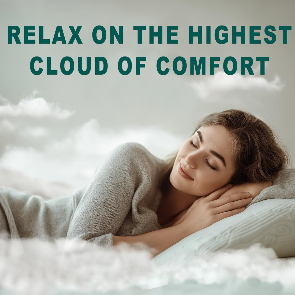 SHOUREN breathable fabric cover promotes airflow for cooler, comfortable nights.