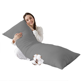 SHOUREN cotton body pillow insert, 20x54 inches, for stable side-sleeper support.