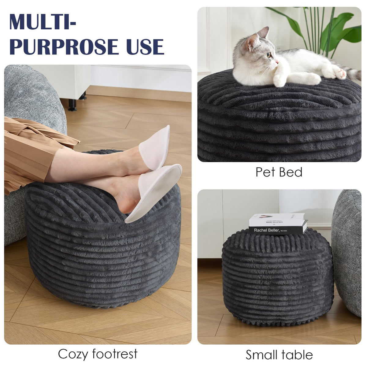 SHOUREN lightweight footrest easy to move between rooms