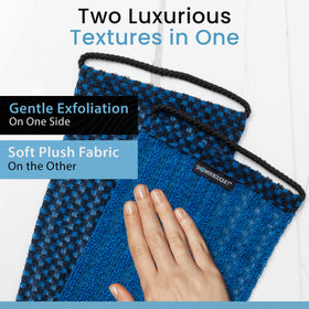 Shower Bouquet plush-soft side washcloth for sensitive areas