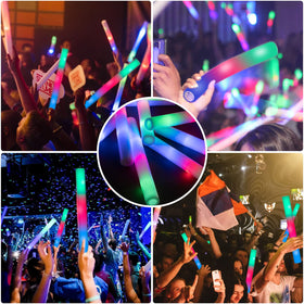 SHQDD bulk glow sticks keep parties illuminated all night.