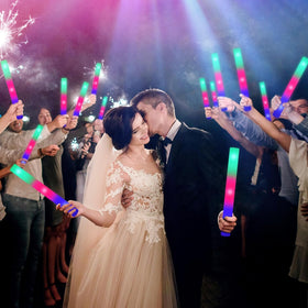 SHQDD foam glow stick alternating flash adds dynamic color.