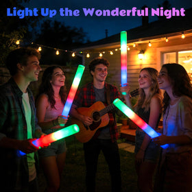 SHQDD foam glow stick fast flash mode creates rapid, exciting light effects.
