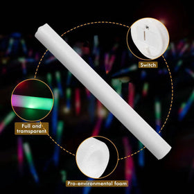 SHQDD glow stick with color flash modes enhances party ambience.