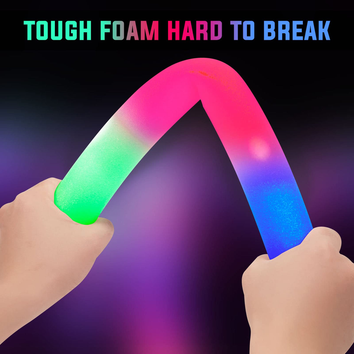SHQDD wedding glow stick guest greeting with vibrant colors.