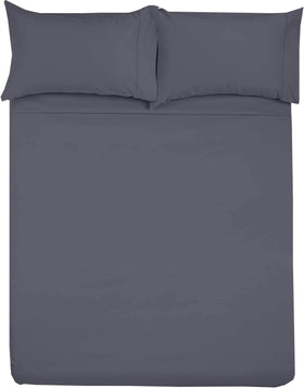 Shreem Linen microfiber RV sheet set on bunk bed, silky soft and quick-dry for travel.