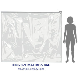 Shrink-Pak durable moving protective cover helps safeguard the mattress during relocation.