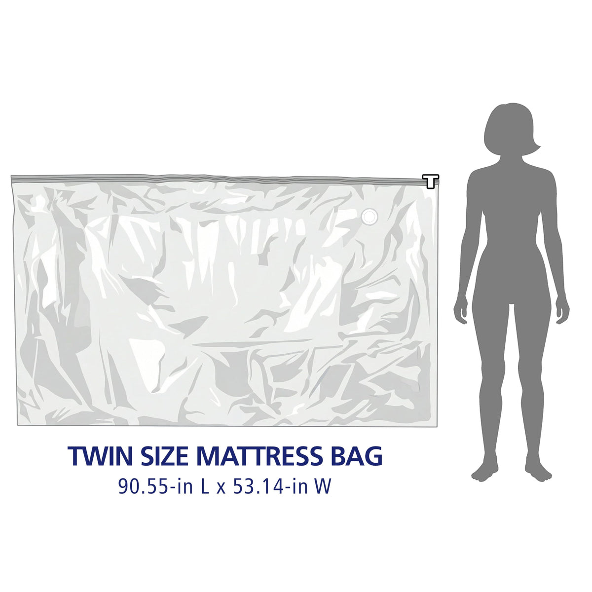 Shrink-Pak move-and-store solution protects mattress edges during loading.