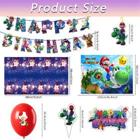 SHSAIEDHA Mario cake topper adds a playful crown for cupcakes