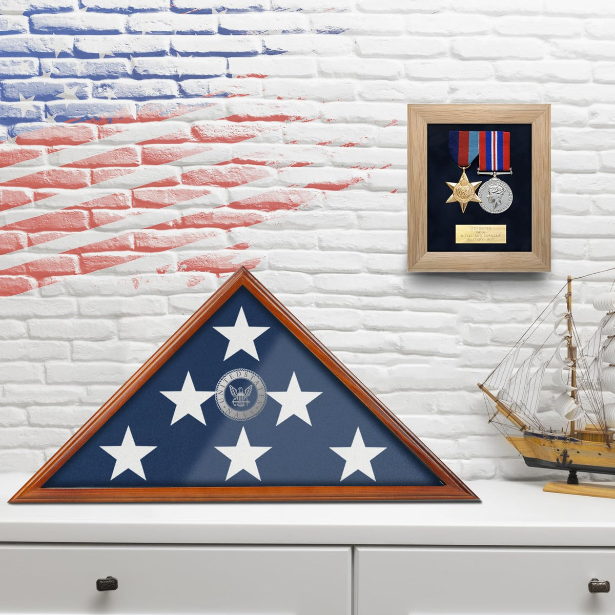SHTALHST veteran flag display makes a thoughtful gift for families and commemorations