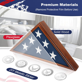 SHTALHST wall-mount back panel with hardware enables easy placement in home tribute spaces