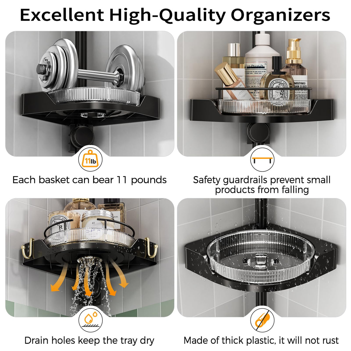 Shuang Qing rustproof coating guards against water spots in humid bathrooms.