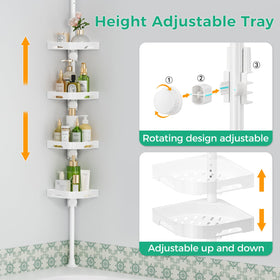Shuang Qing plastic shelves with safety guardrail secure items at reachable heights.