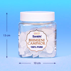 Shubhkart Bhimseni Camphor aroma diffusion enhances room fragrance.