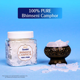 Shubhkart Bhimseni Camphor tablet open packaging for aroma.