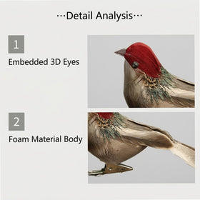 shuielai foam-bodied feather-winged bird for subtle festive detail.