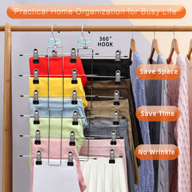 SHUKEEKA dorm room closet organizer improves wardrobe visibility.