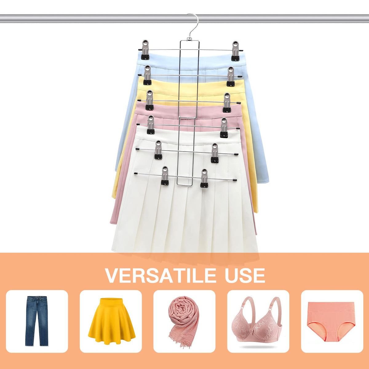 SHUKEEKA space-saving wardrobe system boosts organization.