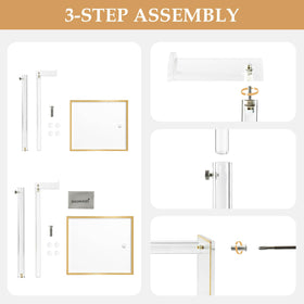 SHUNKAIZS included setup tools ensure fast, tool-free assembly.