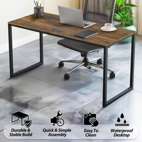 SHW Mission 32-Inch Desk top close-up showing engineered wood surface and smooth finish.