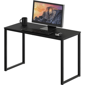 SHW Mission 32-Inch desk in black finish for compact home offices.