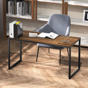 SHW Mission desk dimensions 40x19x28 inches for small spaces