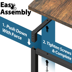 SHW Mission dimensions 19D x 40W x 28H in view