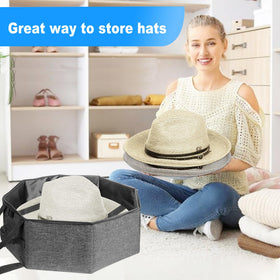 SHWWQUE hat storage box stuffed-animal organizer for toy storage