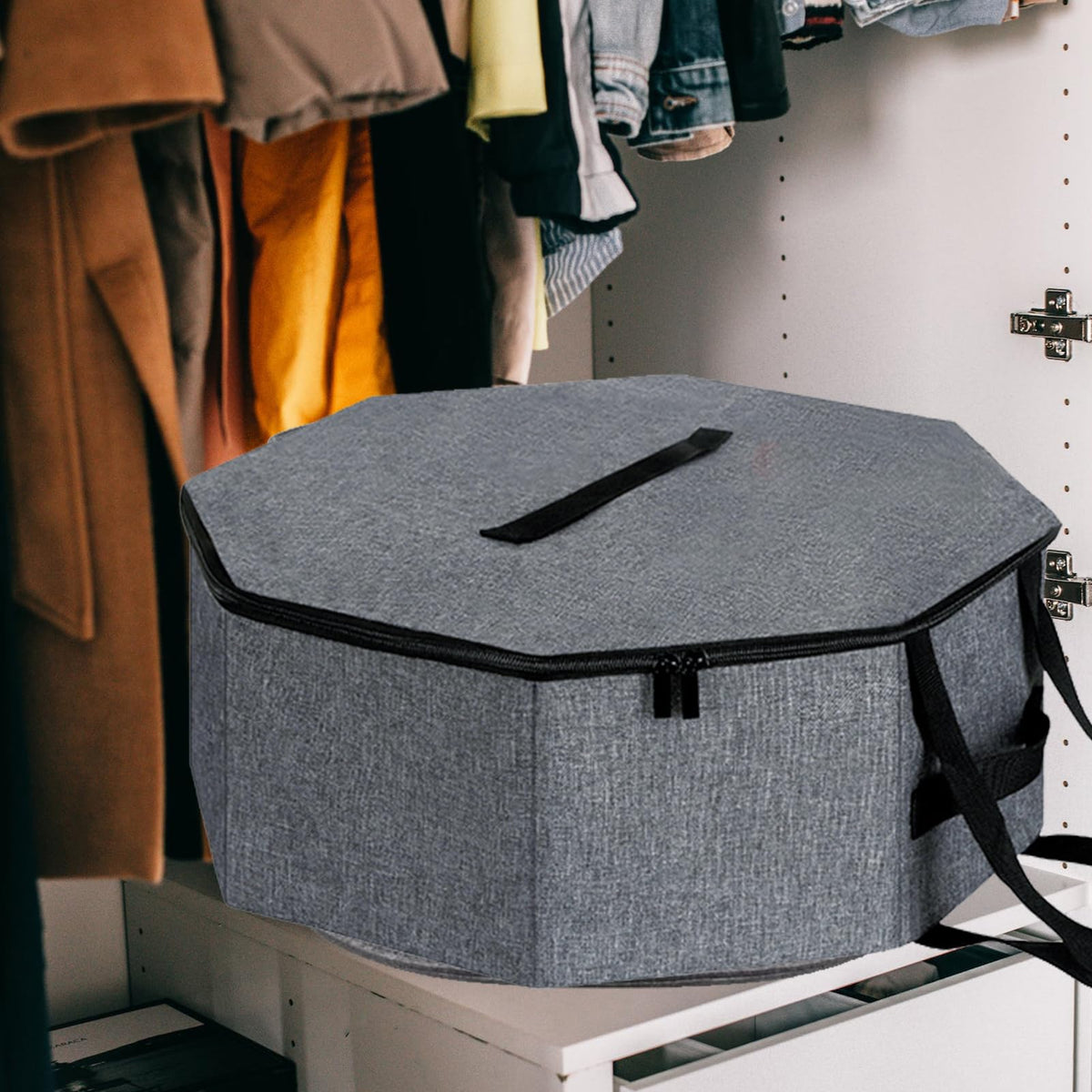 SHWWQUE sun hat and fedora storage keeps style-ready hats protected