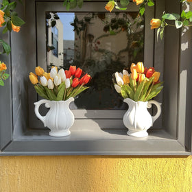Shyshining tulips outdoor pack 07 UV-resistant colors endure sun.